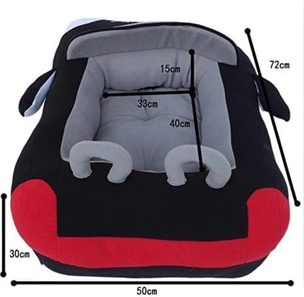 Car Shape Pet Bed Plush Dog Cat House Luxury Warm Sofa Cushion Kennel Nest Winter Fashion Padded Mat Soft