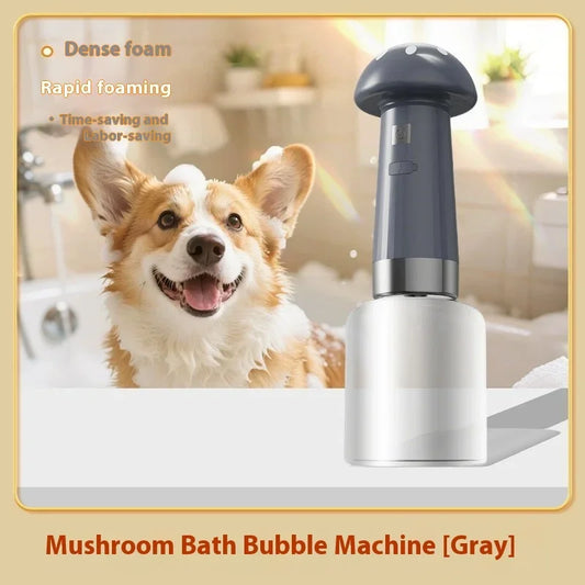 Electric Shampoo Foamer Pet Foaming Soap Dispenser Pets Bathing Bubbler Dog Shampoo Dispenser Shampoo Sprayer Little Yellow Duck